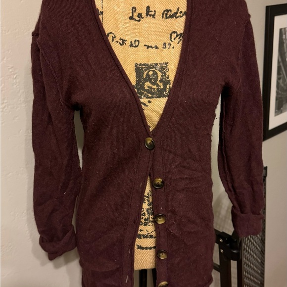 Free People School Boy Cashmere Cardigan - Picture 3 of 6